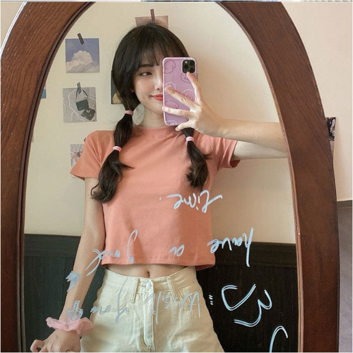 BACKYARD FAMILY「Tシャツ 半袖 レディース ショート丈 通販 半袖Tシャツ 半袖tシャツ tシャツ シャツ」|Tシャツ・カットソー|