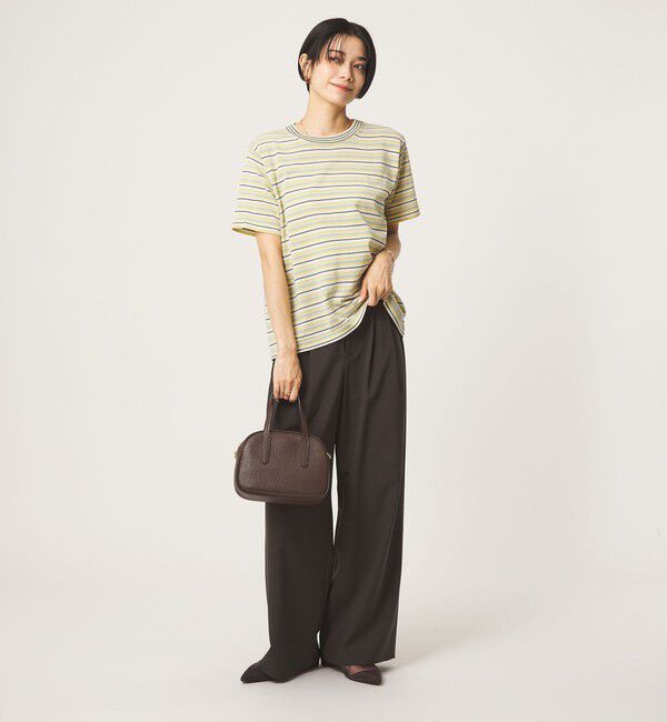 UNITED ARROWS green label relaxing「＜RYE TENDER＞ボーダー ニット Tシャツ」|ニット・セーター|