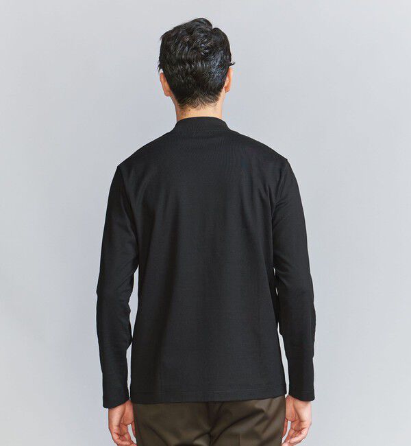 BEAUTY&YOUTH UNITED ARROWS「【WEB限定 WARDROBE SMART】クリア ガスコットン モックネック カットソー【抗菌・防臭】」|Tシャツ・カットソー|