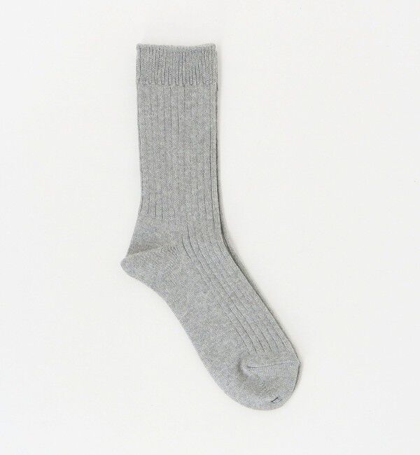 STEVEN ALAN「＜Steven Alan＞コットン リブ ソックス」|ソックス|MD.GRAY