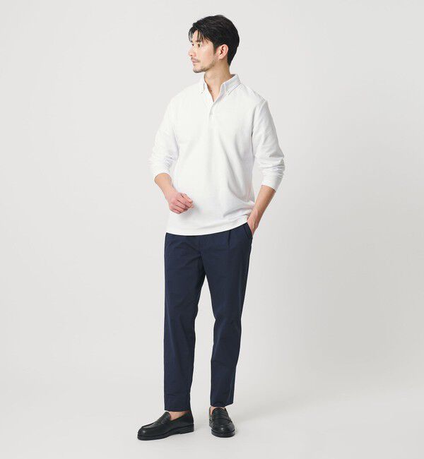 BEAUTY&YOUTH UNITED ARROWS「【WEB限定 WARDROBE SMART】ステイ クリーン ピケ BD ポロシャツ【抗菌・防臭】」|ポロシャツ|