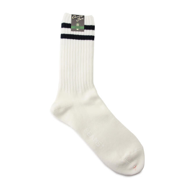 BEAMS PLUS「BEAMS PLUS / スクールボーイ　ソックス」|ソックス|WHITE/NAVY