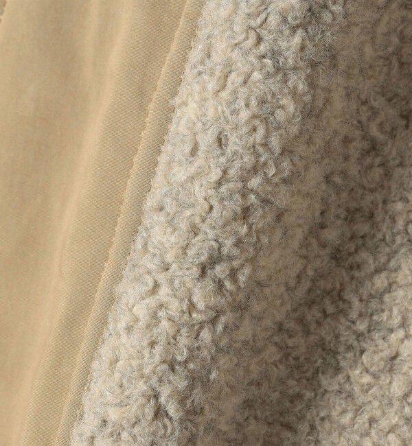 SHIPS for women「【SHIPS別注】Nell: ボア コンビ ロング コート」|その他|