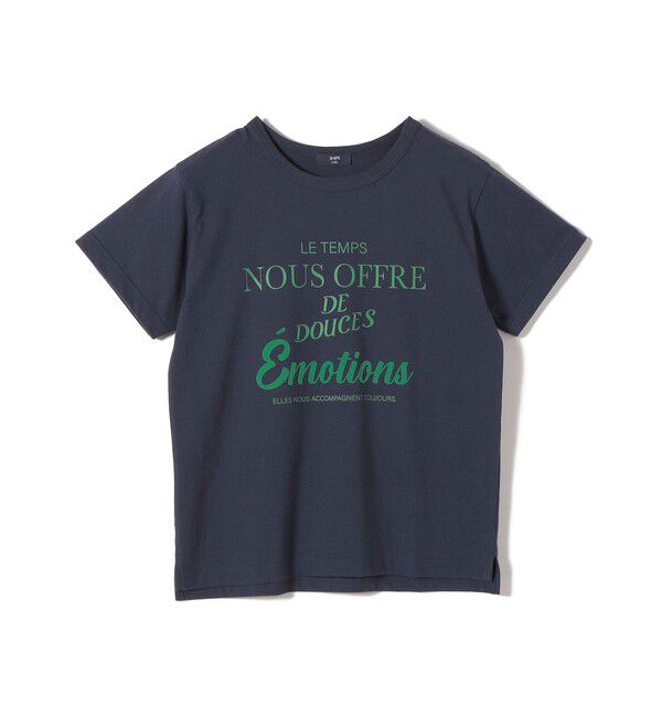 SHIPS Colors 「SHIPS Colors:〈洗濯機可能〉フロッキー コンビ プリント TEE◇」|Tシャツ・カットソー|
