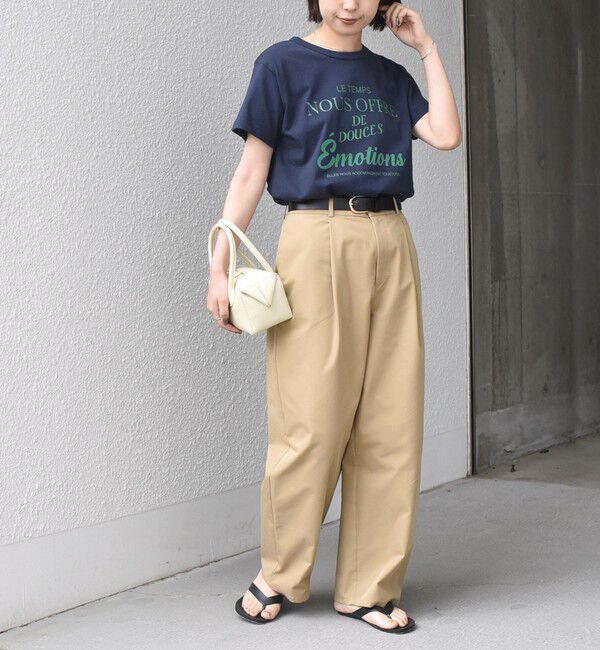 SHIPS Colors 「SHIPS Colors:〈洗濯機可能〉フロッキー コンビ プリント TEE◇」|Tシャツ・カットソー|