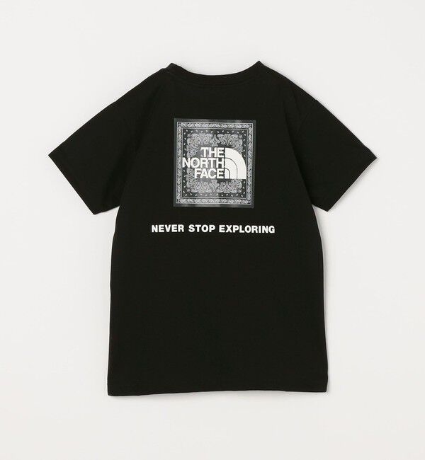 SHIPS any「THE NORTH FACE: スクエア バンダナ  バックプリント ロゴ Tシャツ 26SS<KIDS>」|Tシャツ・カットソー|
