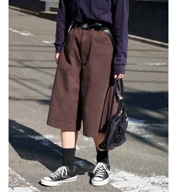 OUTDOOR PRODUCTS Usual Things「Dickies 別注 WIDE BAGGY SHORTS」|その他|ブラウン