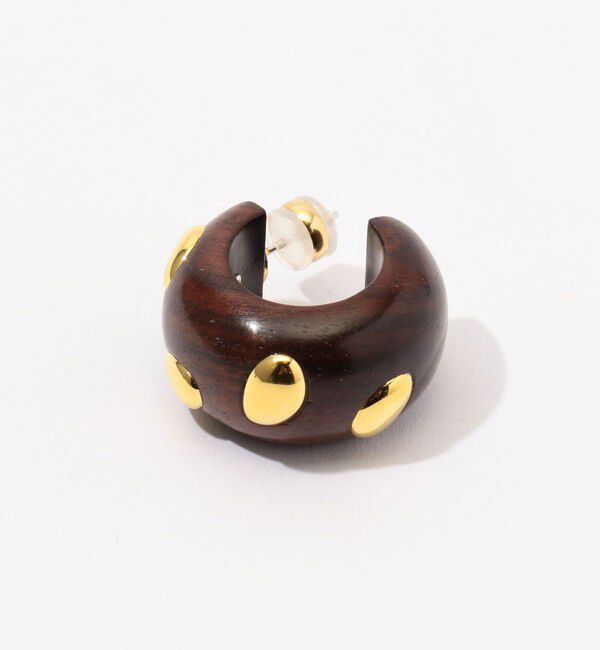 TOMORROWLAND GOODS「LIZZIE FORTUNATO CACIA ウッドピアス」|ピアス|