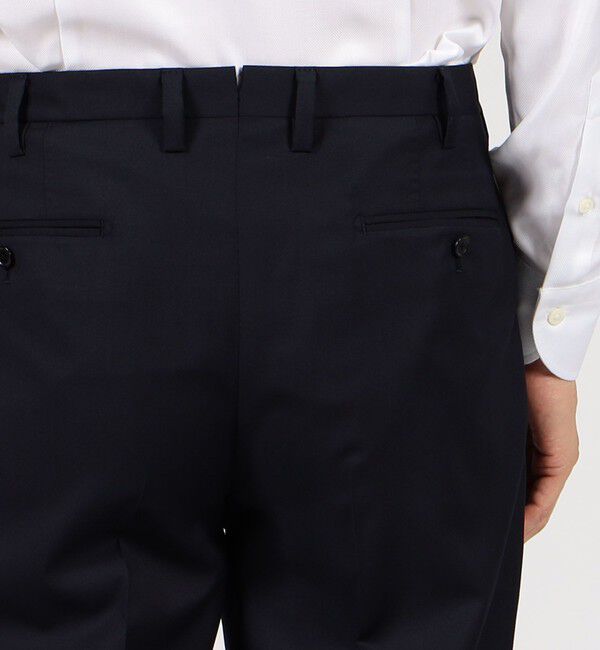 TOMORROWLAND MENS「ウールツイル 2プリーツスリムスラックス HORIZON TWILL E.Zegna」|スラックス|