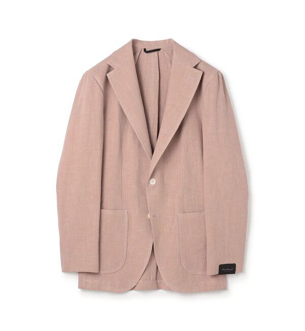TOMORROWLAND BUYING WEAR「ERRICO FORMICOLA リネンコットン シングルブレステッド2Bジャケット」|テーラードジャケット|33 ピンク