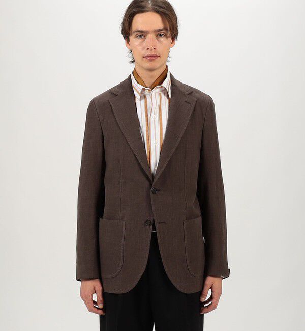 TOMORROWLAND BUYING WEAR「ERRICO FORMICOLA リネンコットン シングルブレステッド2Bジャケット」|テーラードジャケット|