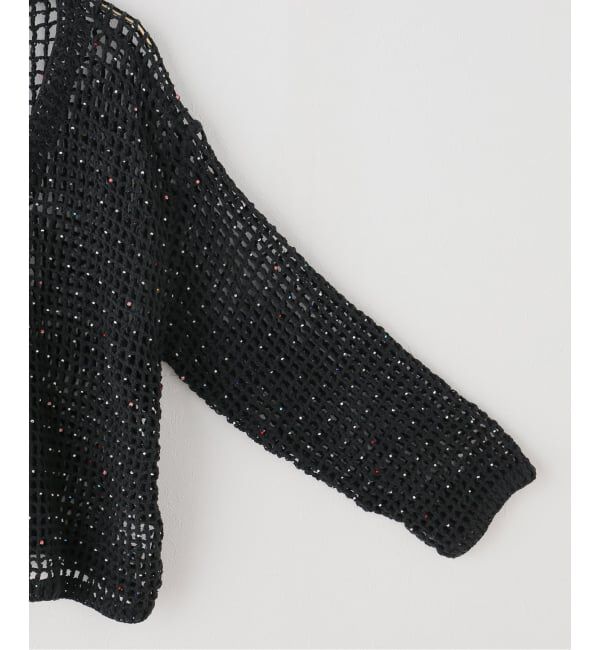 JOINT WORKS「MacMahon Knitting Mills / マクマホンニッティングミルズ Beaded Mesh Cardigan」|カーディガン|