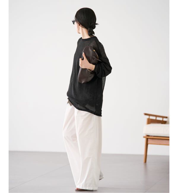 Plage「Linen/ny long プルオーバー」|ニット・セーター|