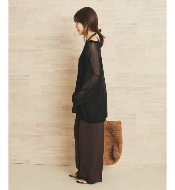 Plage「Linen/ny long プルオーバー」|ニット・セーター|