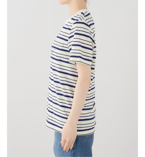 SLOBE IENA「DEUS/デウスエクスマキナ Pierre Stripe Tee」|Tシャツ・カットソー|