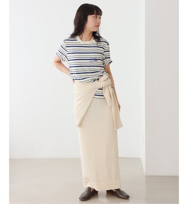 SLOBE IENA「DEUS/デウスエクスマキナ Pierre Stripe Tee」|Tシャツ・カットソー|