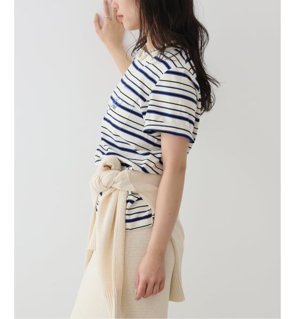 SLOBE IENA「DEUS/デウスエクスマキナ Pierre Stripe Tee」|Tシャツ・カットソー|