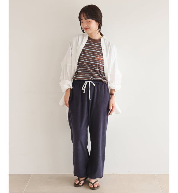 SLOBE IENA「DEUS/デウスエクスマキナ Pierre Stripe Tee」|Tシャツ・カットソー|