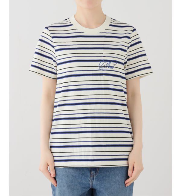 SLOBE IENA「DEUS/デウスエクスマキナ Pierre Stripe Tee」|Tシャツ・カットソー|