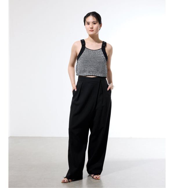 IENA「《セットアップ対応/一部店舗限定》カルゼラップパンツ」|その他|
