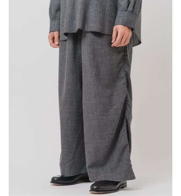 EDIFICE「GABRIELA COLL GARMENTS(ガブリエラコールガーメンツ) 別注 DRAPED TROUSERS」|スラックス|