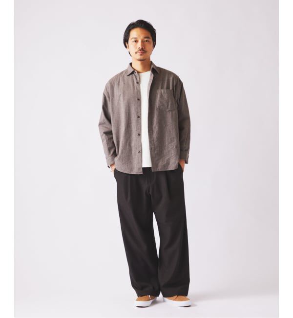 JOURNAL STANDARD relume「バルジ ツイル 1タック &rdquo;レイジー&rdquo; スラックス」|スラックス|