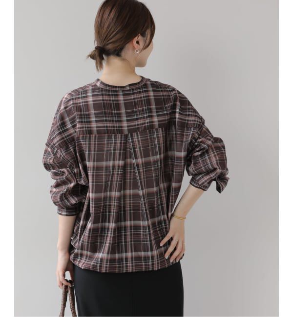 JOURNAL STANDARD relume「《予約》ドロストワイドシアーチェックシャツ」|シャツ・ブラウス|