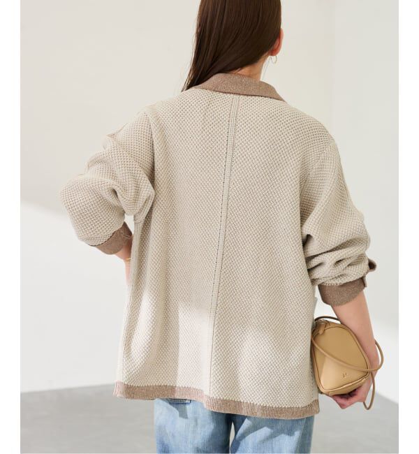 FRAMeWORK「MEIAS KNIT カバーオール」|カーディガン|