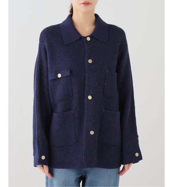 FRAMeWORK「MEIAS KNIT カバーオール」|カーディガン|