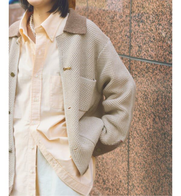 FRAMeWORK「MEIAS KNIT カバーオール」|カーディガン|