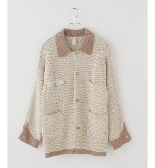 FRAMeWORK「MEIAS KNIT カバーオール」|カーディガン|