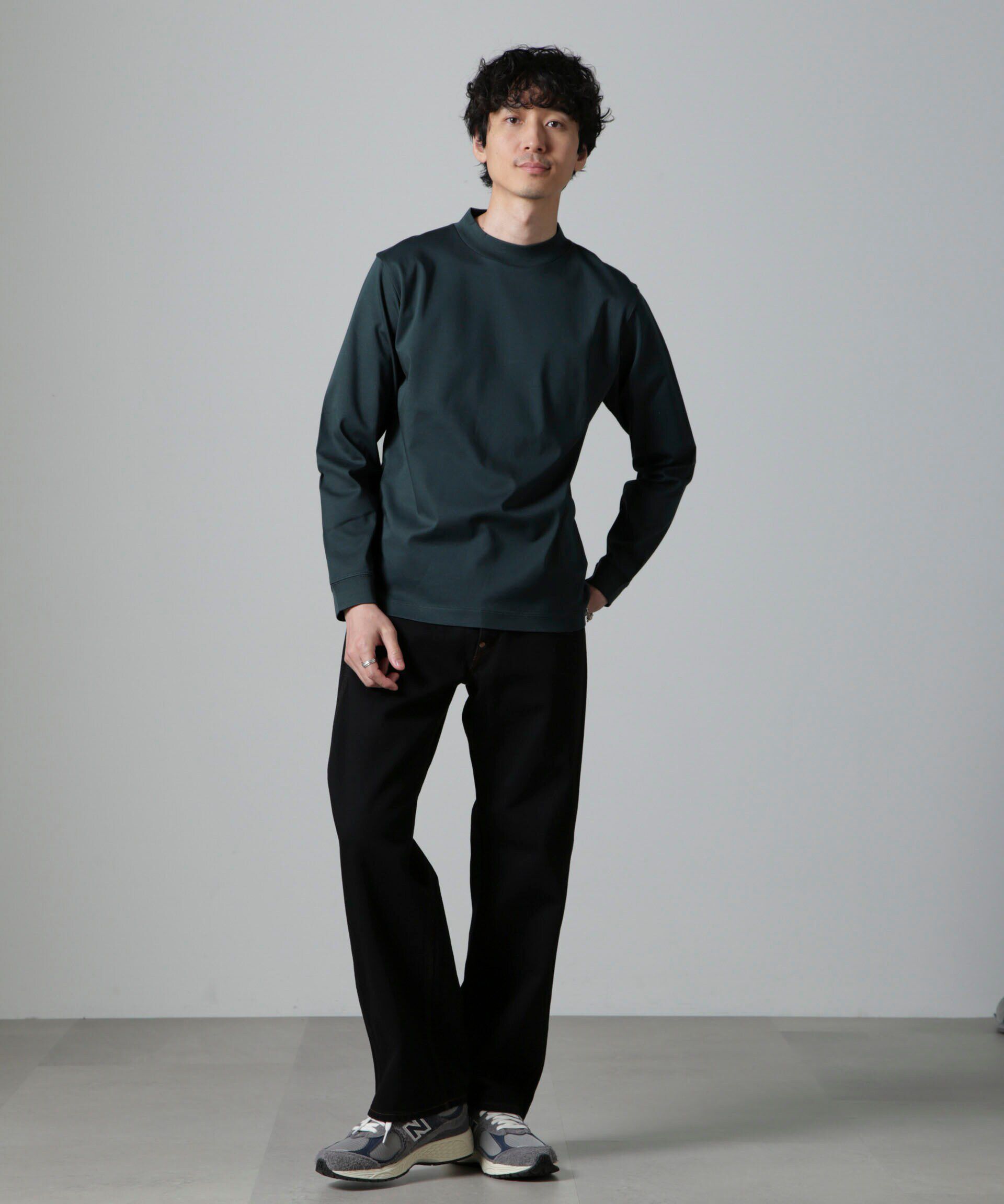 nano･universe「アンチスメルモックネックTシャツ 長袖」|Tシャツ・カットソー|