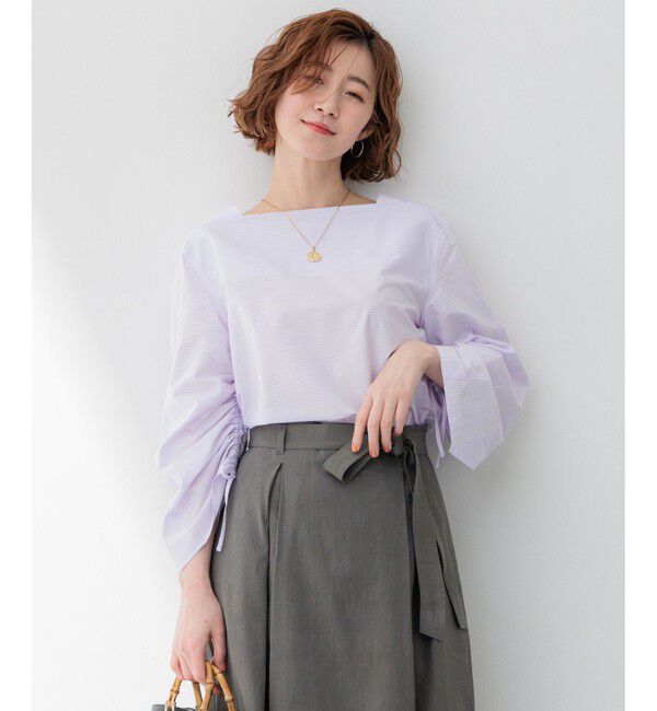 23区「【Oggi4月号掲載/洗える】CANCLINI デザインスリーブ ブラウス」|シャツ・ブラウス|ﾗﾍﾞﾝﾀﾞ