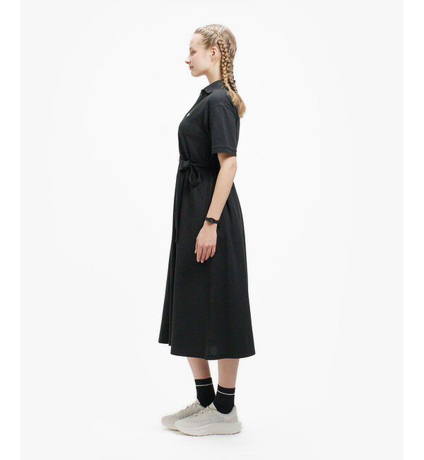 LACOSTE「スキッパーネックポロドレス / マキシ丈フレアワンピース」|ワンピース|