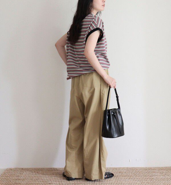 fredy emue「【GEVACO/ゲバコ】クルーネックフレンチスリーブTシャツ」|Tシャツ・カットソー|