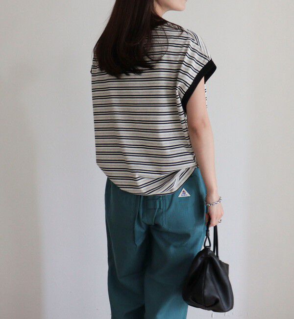 fredy emue「【GEVACO/ゲバコ】クルーネックフレンチスリーブTシャツ」|Tシャツ・カットソー|