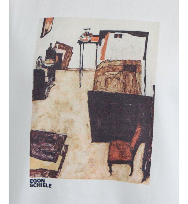 SALON adam et rope'「【Egon Schiele for SALON】アートプリントTシャツ」|Tシャツ・カットソー|