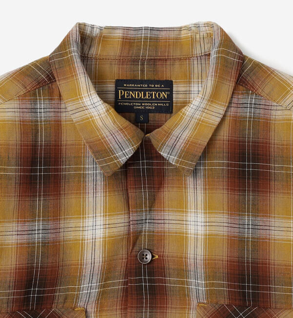  「PENDLETON | オープンカラー 半袖シャツ WOMEN」|シャツ・ブラウス|