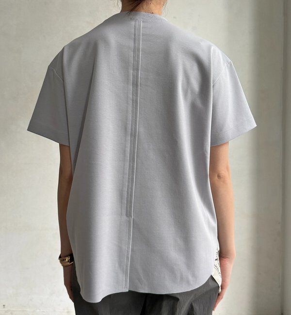  「裾切替半袖プルオーバー」|Tシャツ・カットソー|