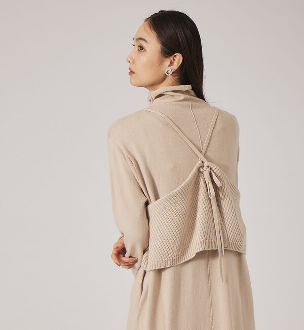 qualite「レイヤードニットワンピース」|ワンピース|