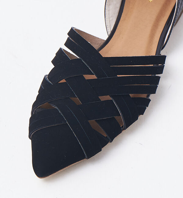 AU BANNISTER「メッシュセパレートパンプス」|パンプス|