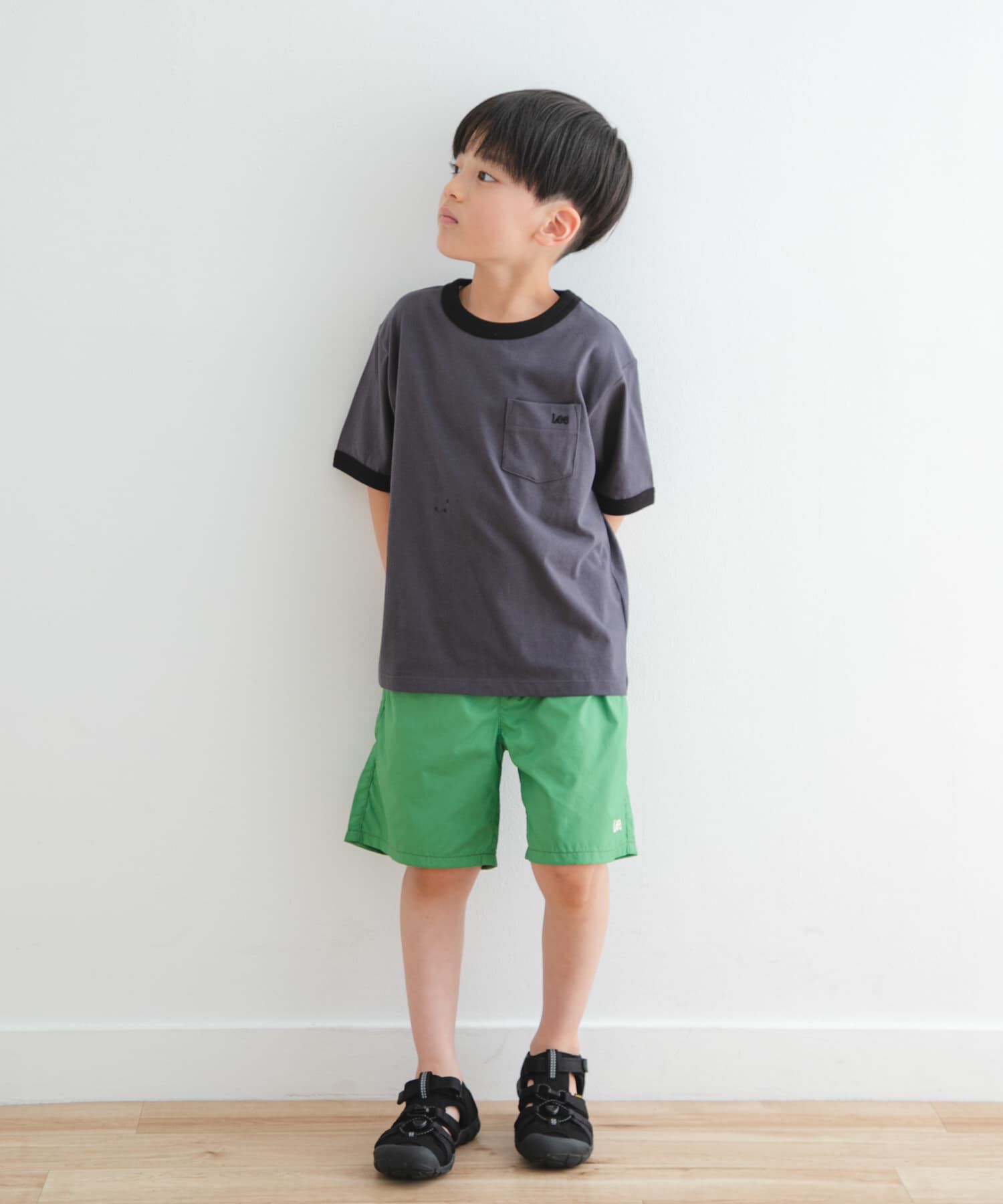 URBAN RESEARCH DOORS「『別注』Lee&times;DOORS　リンガーTシャツ(KIDS)」|その他|