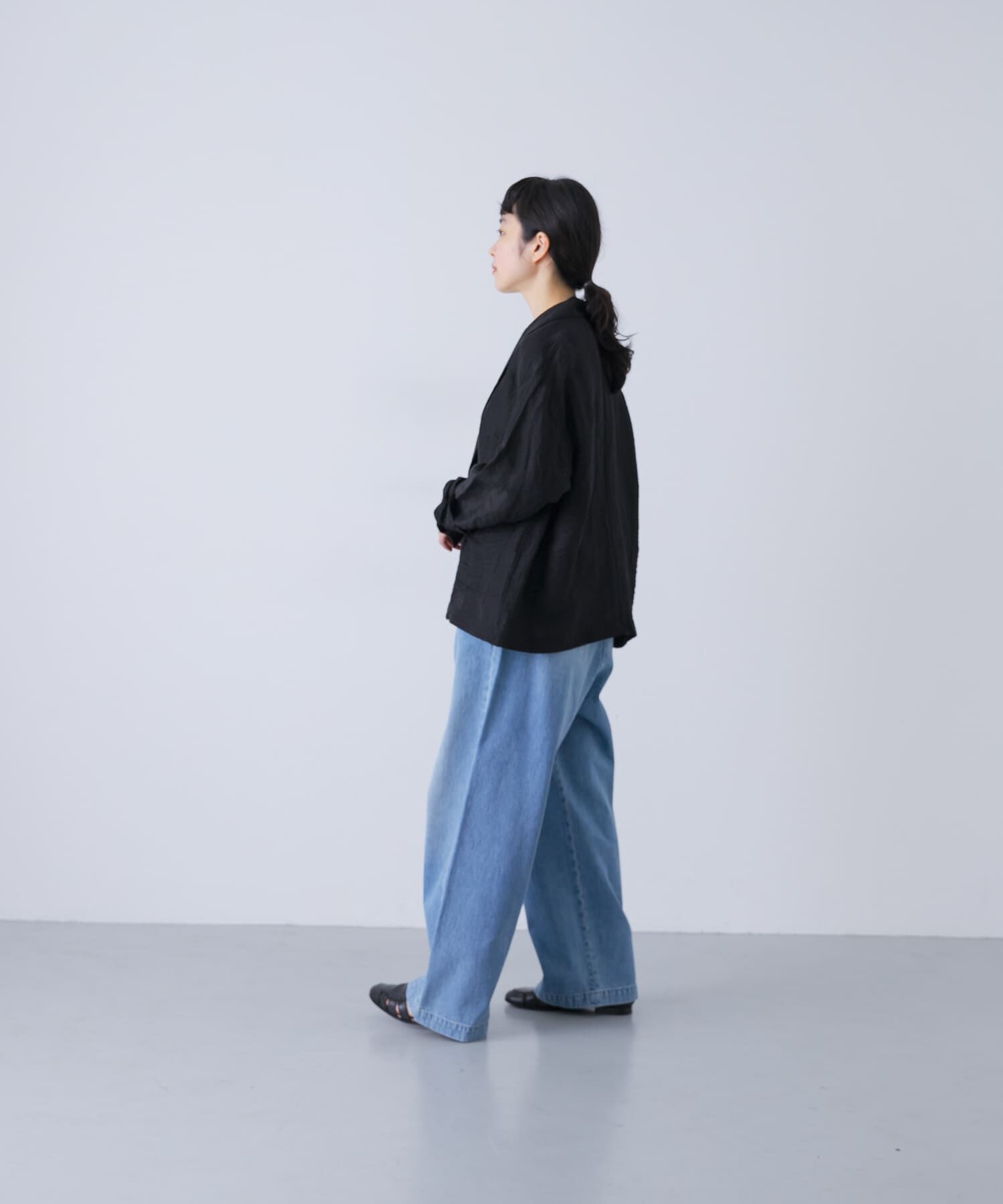 かぐれ「リネンレーヨンテーラードジャケット」|その他|