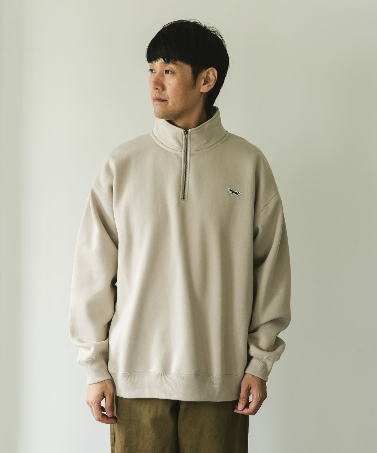 URBAN RESEARCH DOORS「『XLサイズ/WEB限定』『別注』PENNEYS&times;DOORS　THE FOX ハーフジップスウェット」|スウェット・ジャージ|