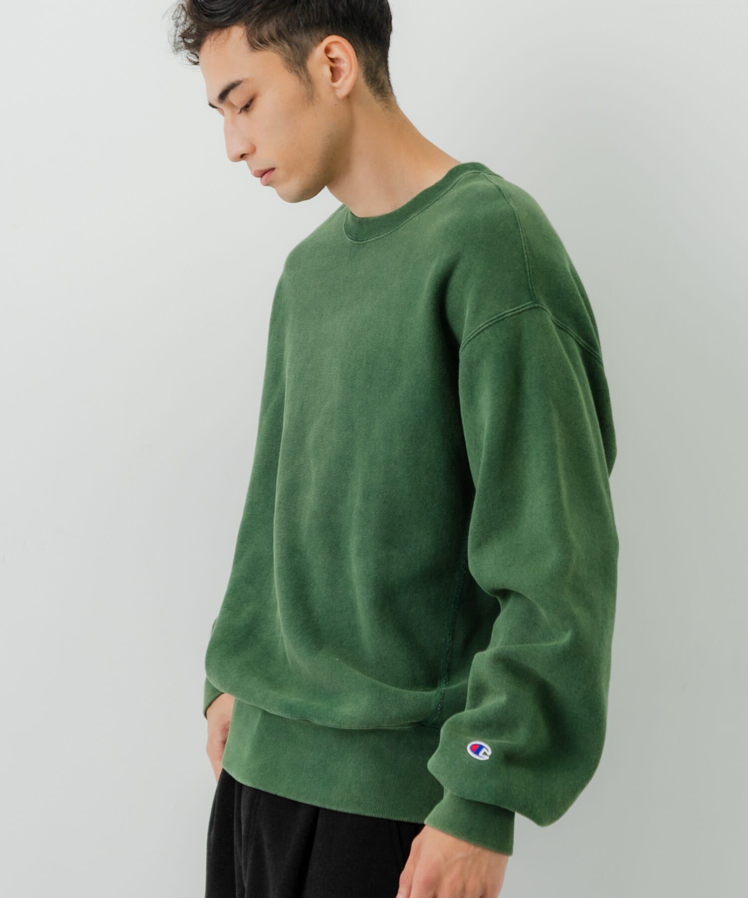 URBAN RESEARCH「『別注』CHAMPION&times;URBAN RESEARCH　SNOW POWDER WASH CREW-NECK」|スウェット・ジャージ|