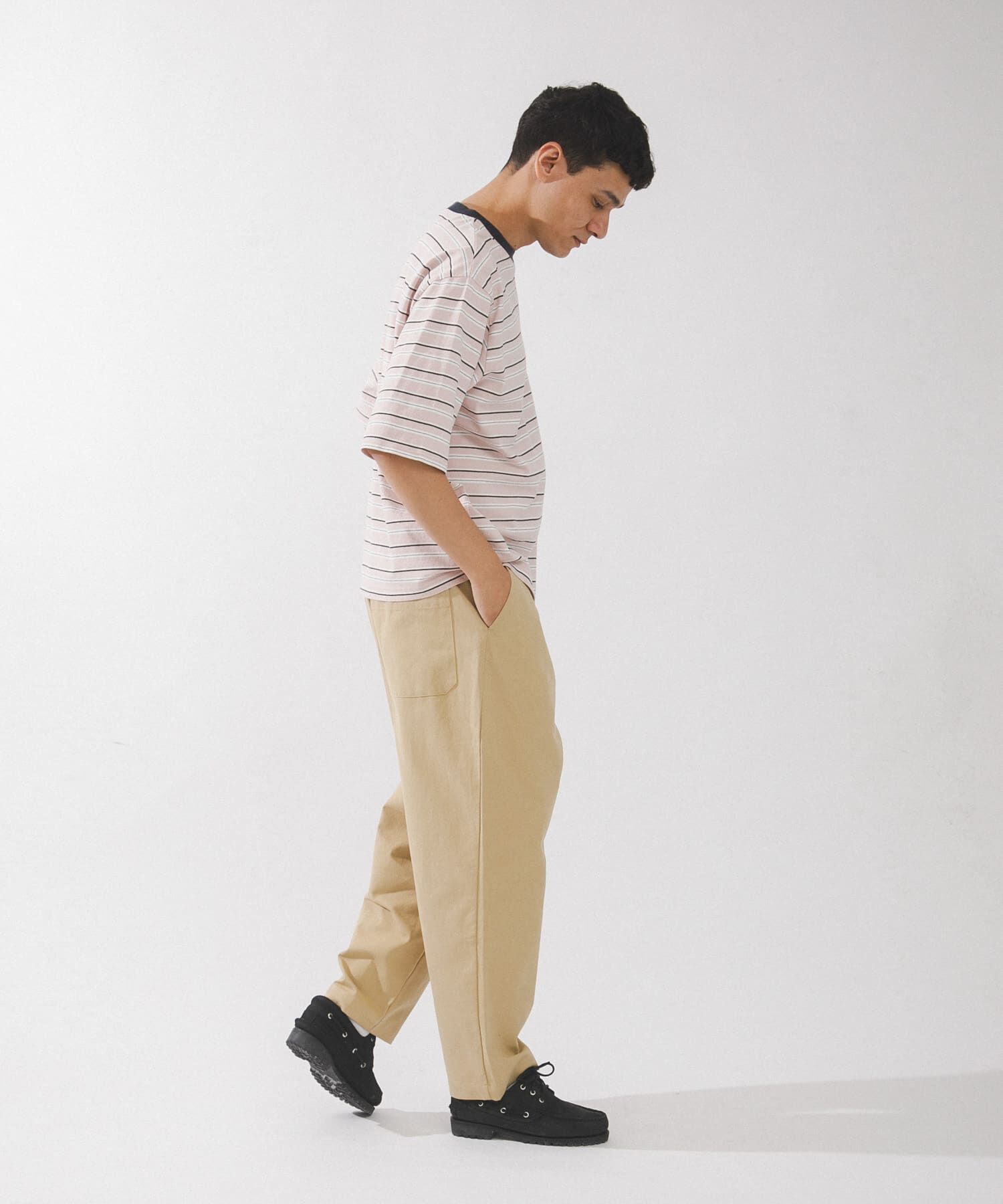 Sonny Label 「マルチボーダーショートスリーブTシャツ」|Tシャツ・カットソー|