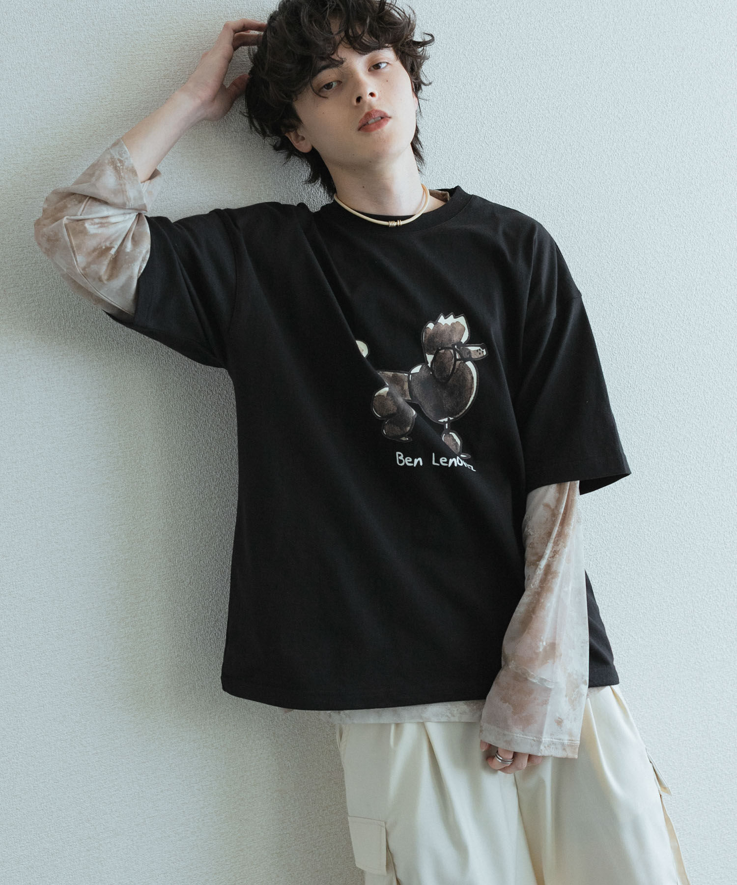 SENSE OF PLACE by URBAN RESEARCH「『別注』Ben Lenovitz&times;SENSE OF PLACE　SHORT-SLEEVE T-SHIRTS」|Tシャツ・カットソー|