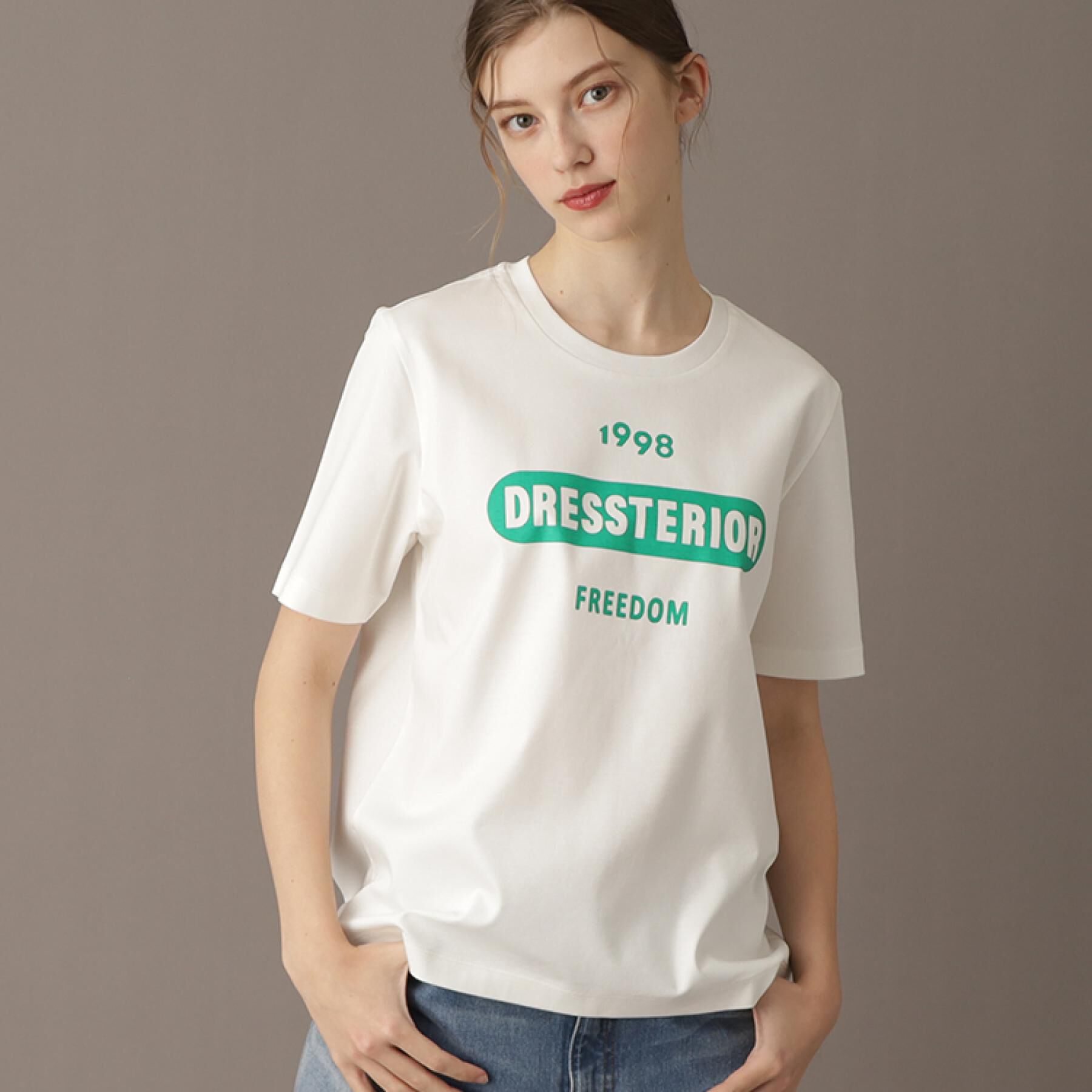 DRESSTERIOR「【接触冷感/抗菌防臭/消臭】ルクア・EC限定アニバーサリーTシャツ」|Tシャツ・カットソー|