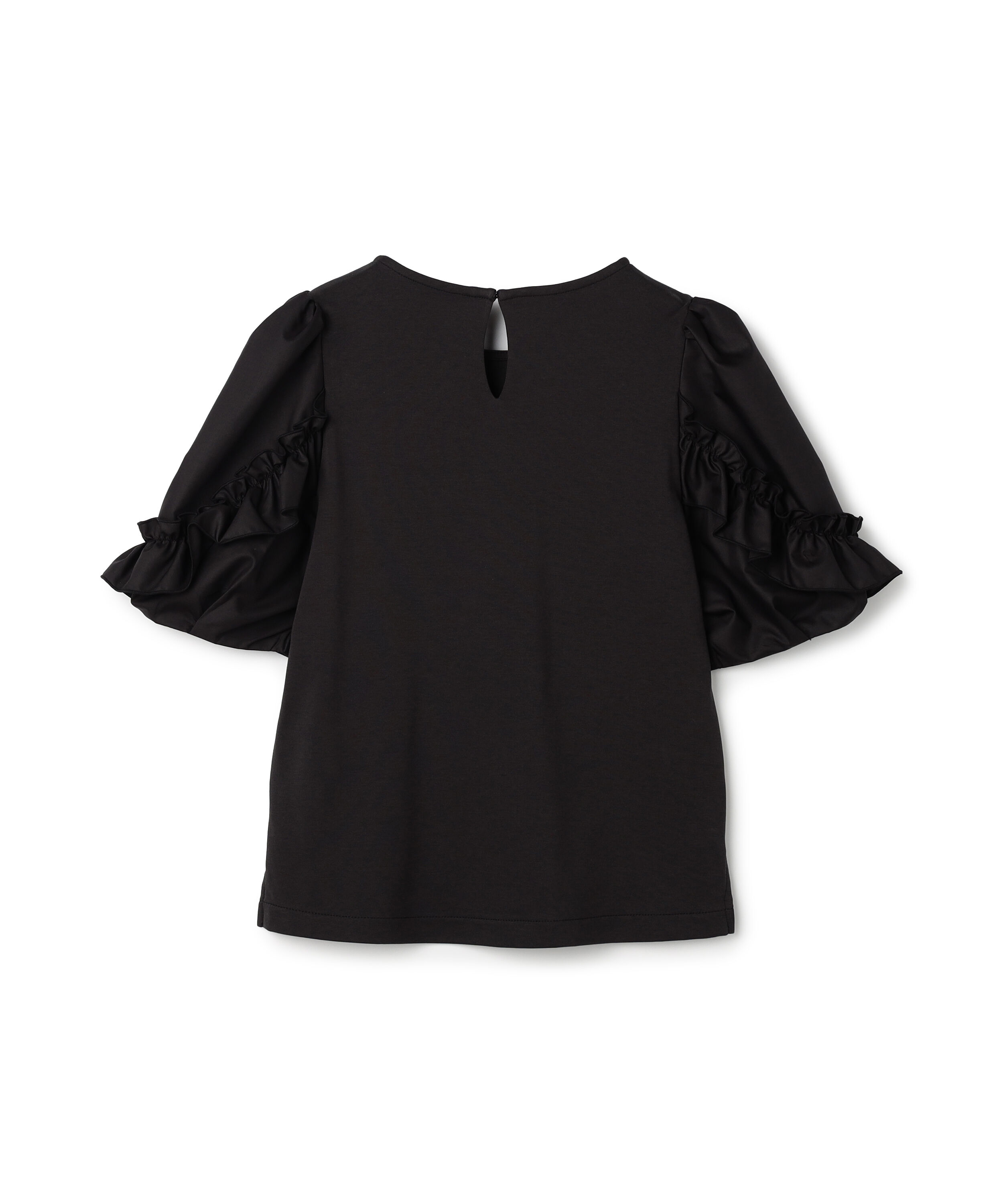  「フリルスリーブドッキングカットソー」|Tシャツ・カットソー|