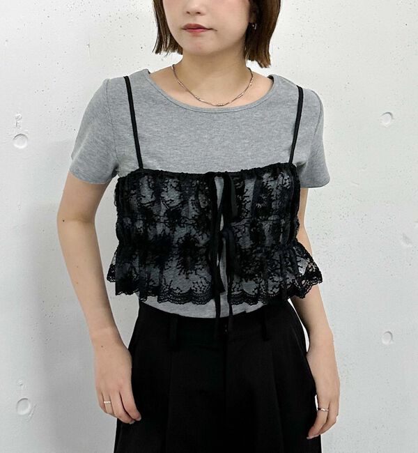 archives「レース刺繍ビスチェ」|シャツ・ブラウス|